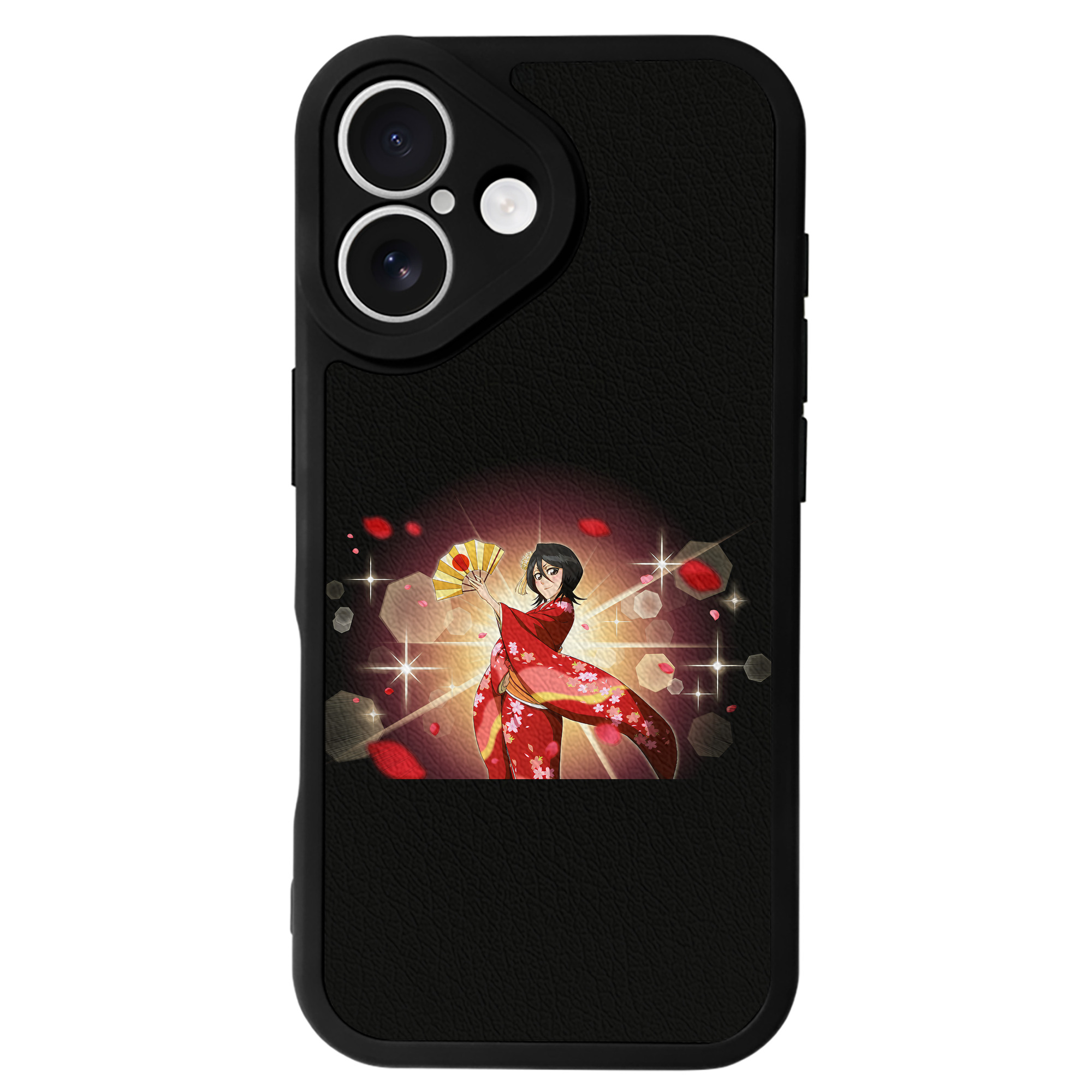 （画像用） ブリーチ 朽木ルキア BLEACH Kuchiki Rukia 【iPhone 16シリーズ対応】シリコンスマホケース（レザー調） 材質：シリコン